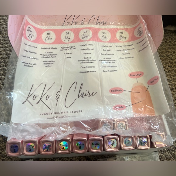 Koko & Claire Luxury Nail Gel Manicure Kit Polish Laquer Over $300 value… - Picture 4 of 6